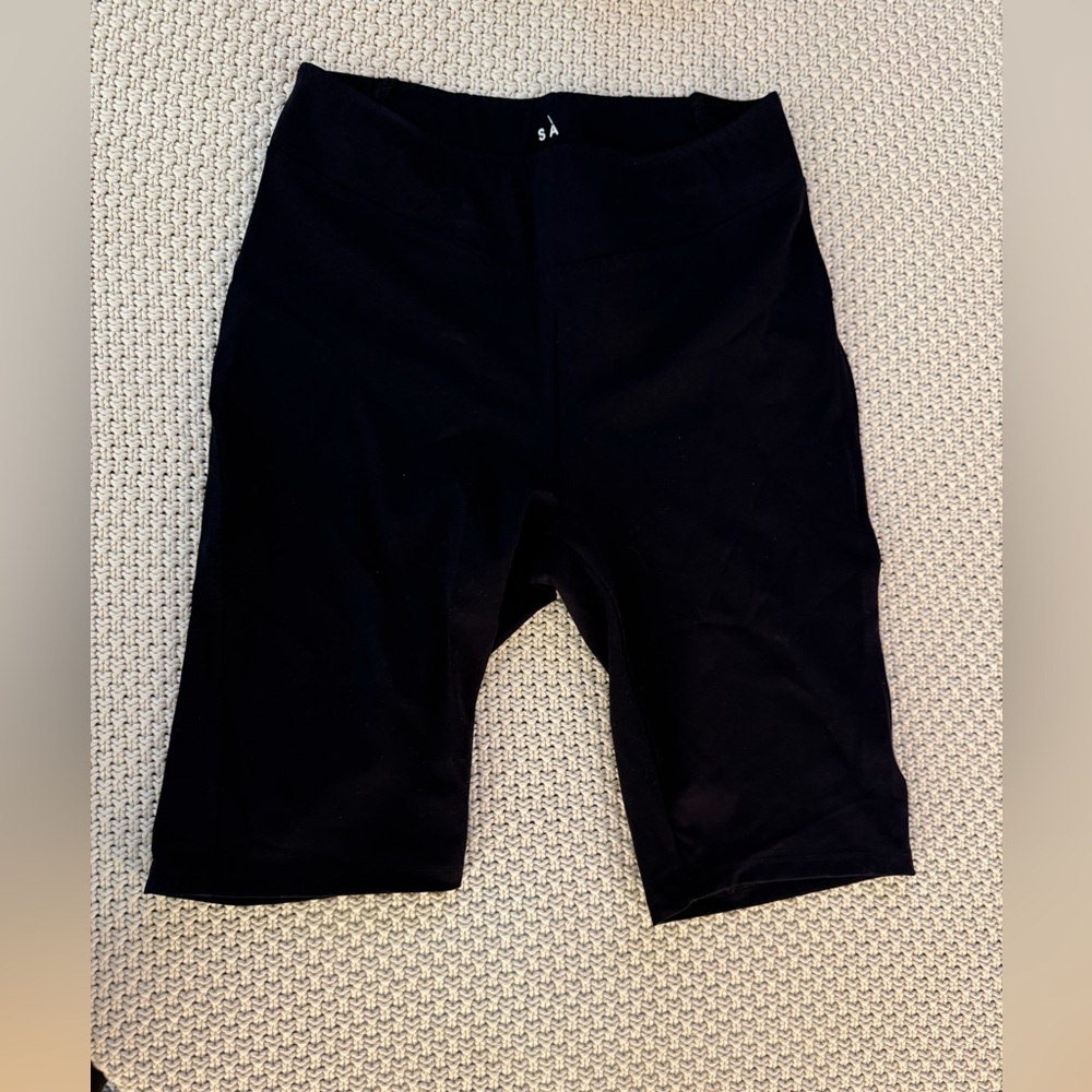 SAPOPA Black Women's Bike Shorts